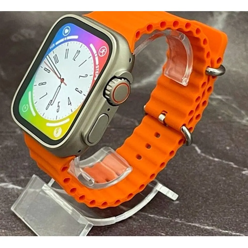 Смарт-часы Smart Watch WK8 ULTRA оранжевый ремешок - фото 3