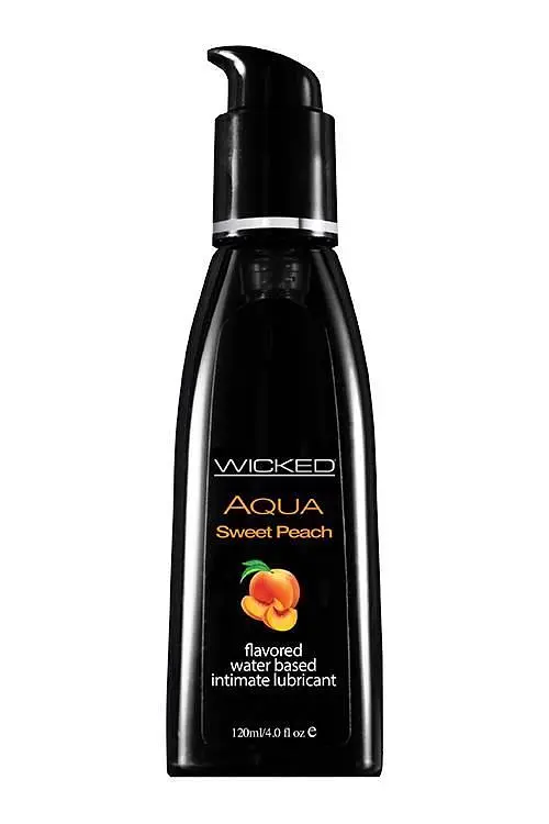 Lubrykant na bazie wody Wicked Sensual Care Aqua Peach, 120 ml