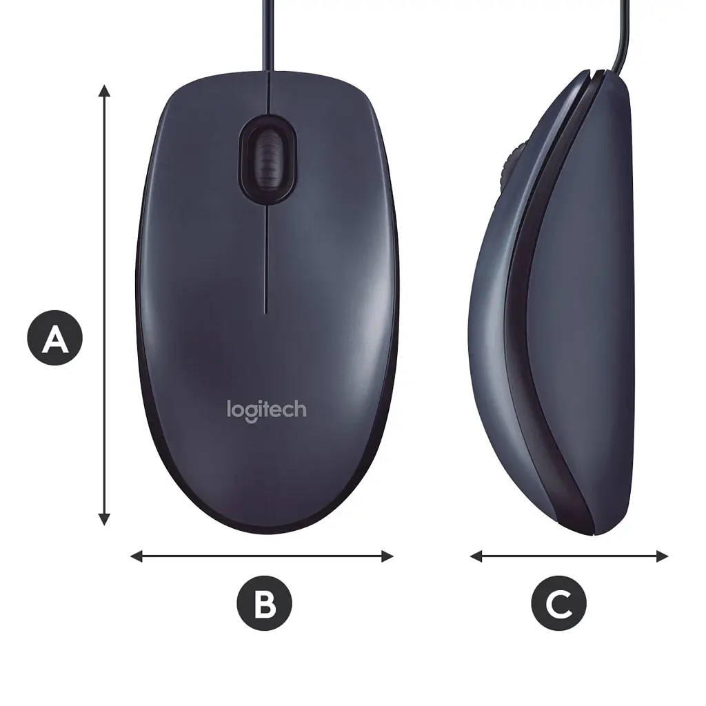Мишка Logitech B100 Black (910-003357) - фото 8