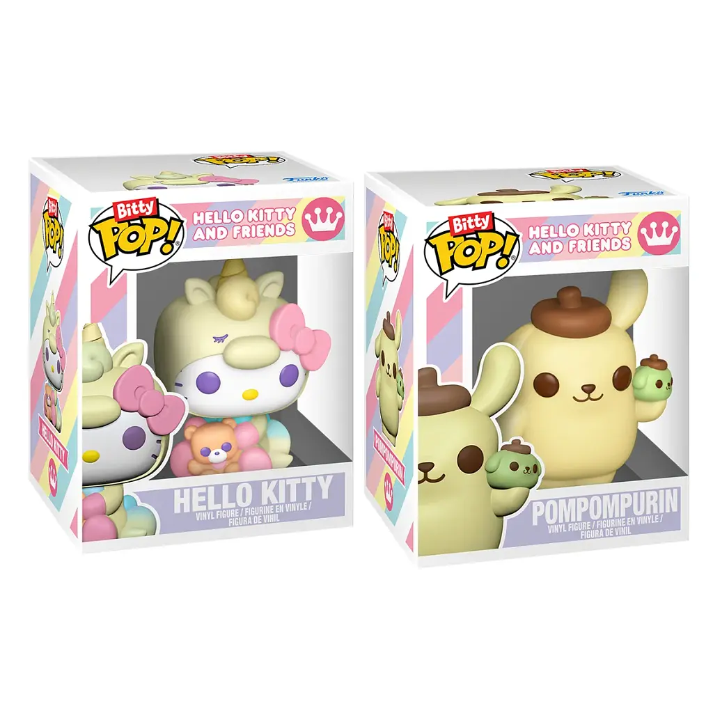Фігурка Funko Pop набір Bitty POP! серії Sanrio - Хелоу Кітті та Помпомпурін (94212) - фото 2