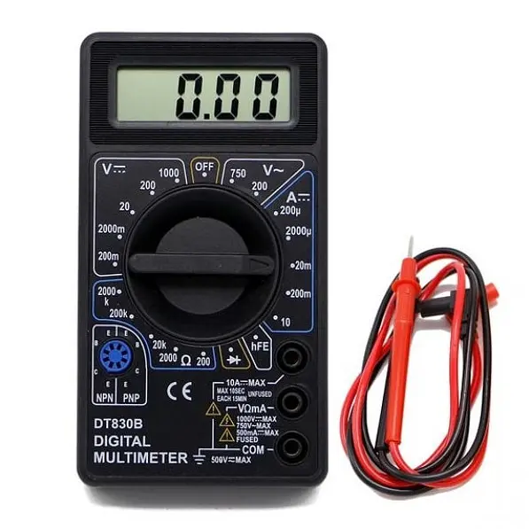 Цифровий мультиметр тестер Digital DT-830B - фото 3