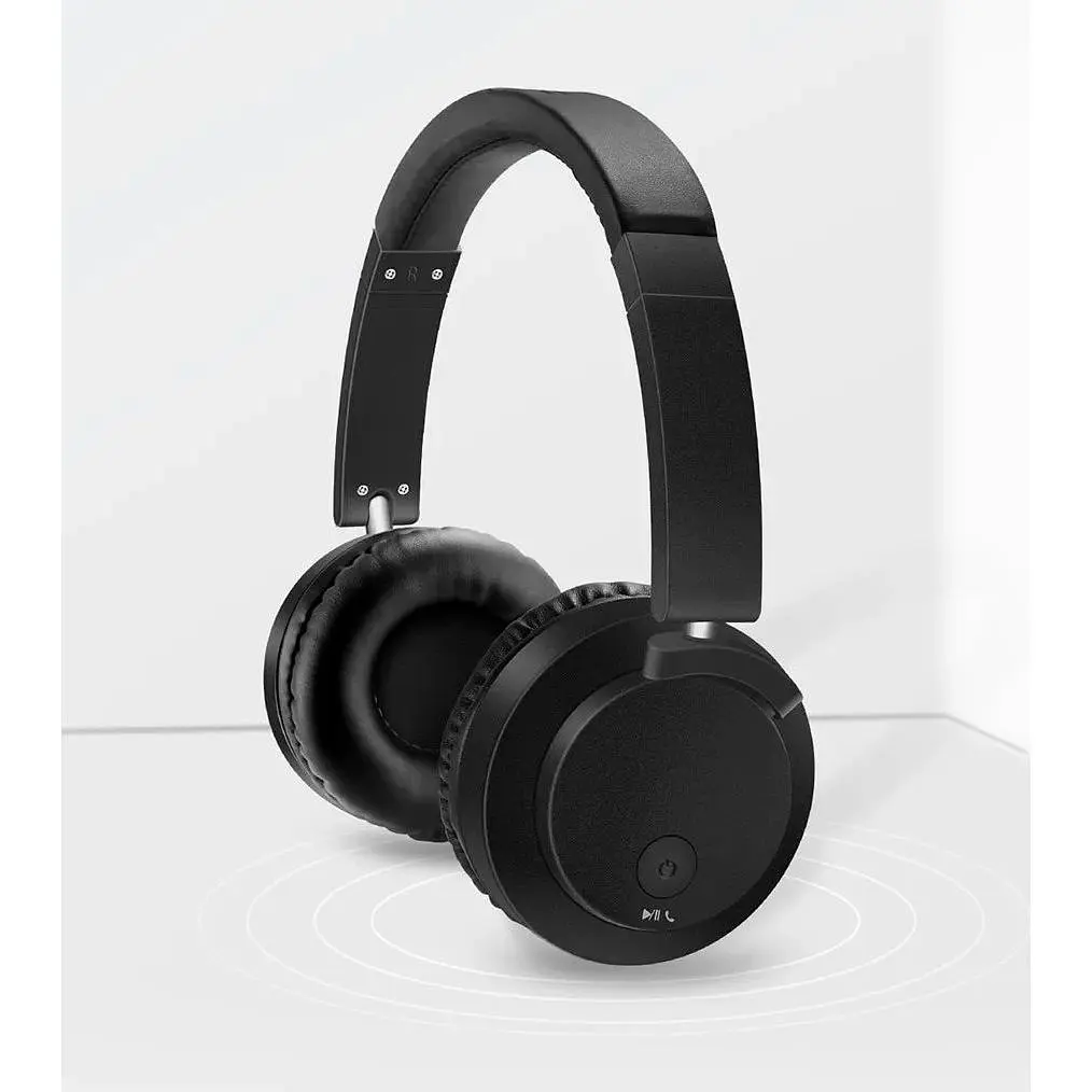 Бездротові навушники Recci REH-A01 Mozart Bluetooth V4.1 накладні Чорні - фото 2