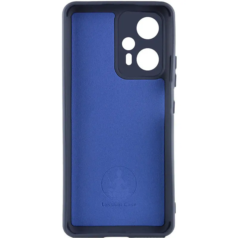 Чехол Silicone Cover Lakshmi Full Camera (A) для Xiaomi Redmi Note 12T Pro Синий / Midnight Blue - фото 2