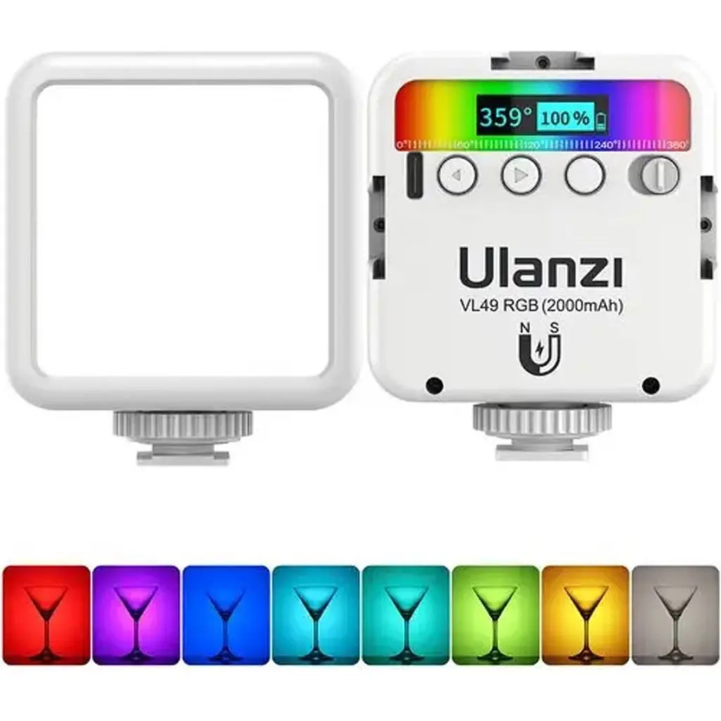 Накамерный свет Ulanzi VL49 RGB White [89660] - фото 7