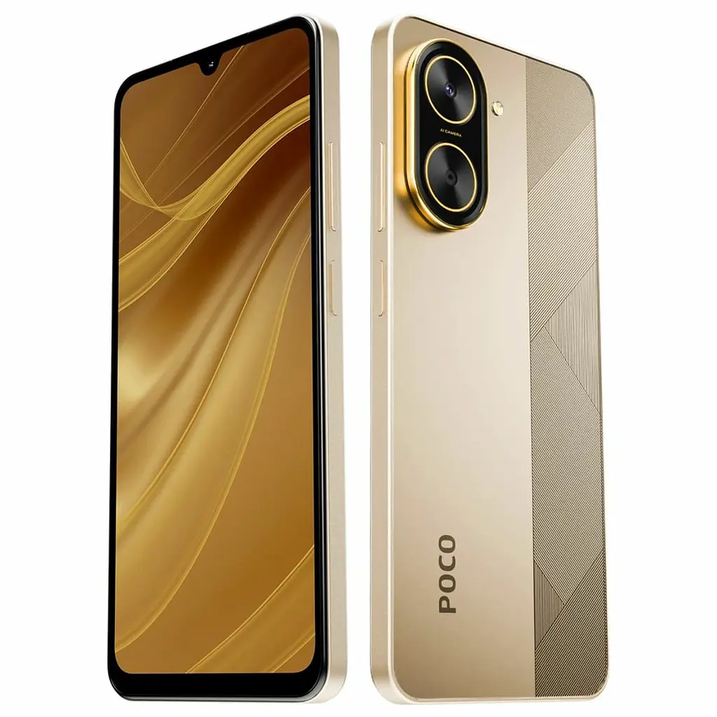 Смартфон Xiaomi Poco C71 4/128GB Gold (with charger) (Global) - фото 3