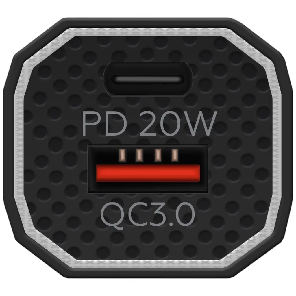 Автомобільний зарядний пристрій Make 38 W PD + QC Black - фото 3