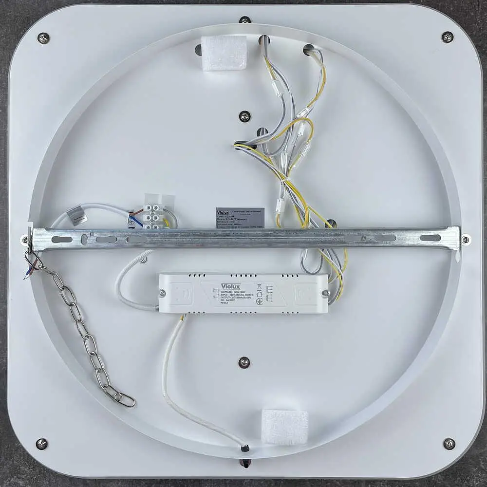 Світильник LED smart KOLIZEY+пульт 150W 3000-6000K IP20 квадрат Violux ( 220455 ) - фото 5