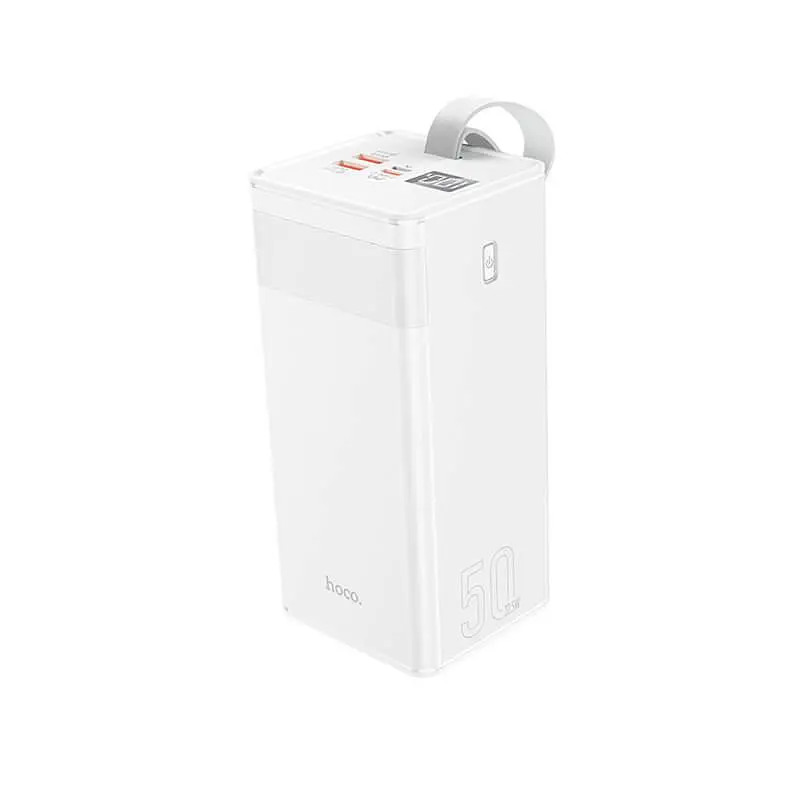 Внешняя батарея Hoco Powermaster 50000mAh J86A 5A 22.5W белая 6931474759238 - фото 2