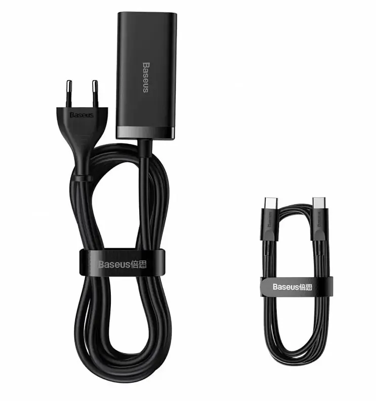 Зарядное устройство для Baseus GaN3 Pro Desktop Powerstrip AC+2U+2C 100 W PSZM000401 черный - фото 6