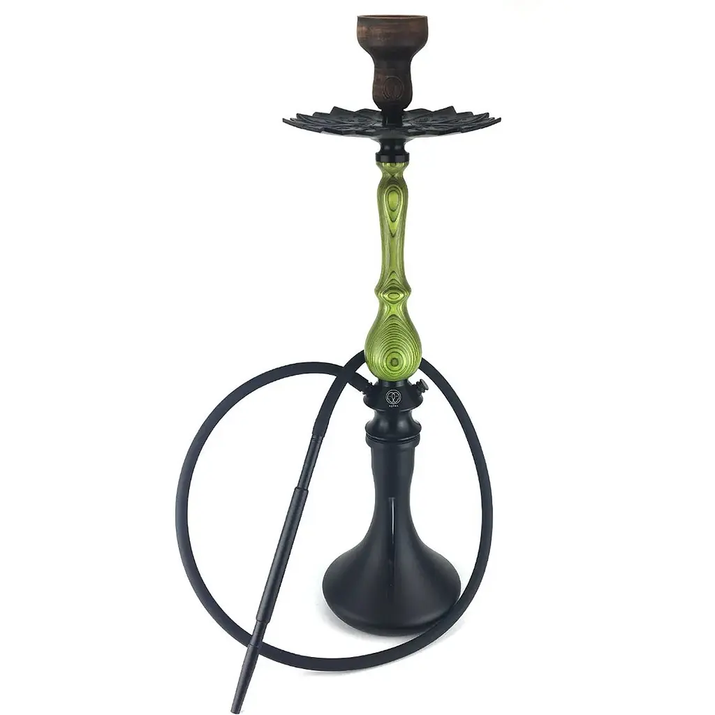 Кальян KARMA HOOKAH 3.1 Green (Craft Black Matt) - фото 2
