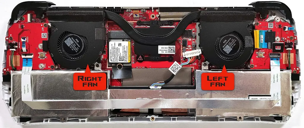 Вентилятор кулер (Right Fan) для ігрової консолі Asus ROG Ally RC71L (2023) (13NR0GY0M02012) - фото 4