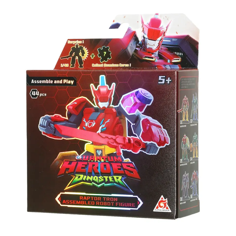 Детский робот-конструктор Раптор Трон Dinoster EU580881A-1 45 деталей - фото 3