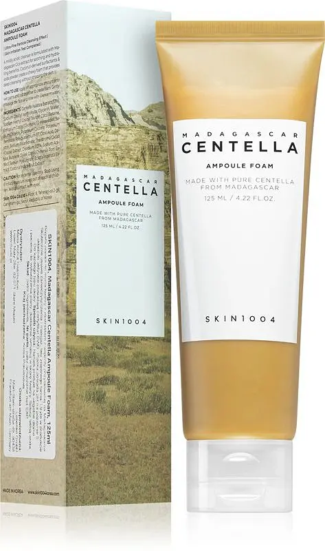 Кремова очищаюча пінка для чутливої шкіри 125 мл SKIN1004 Madagascar Centella Ampoule Foam - фото 2