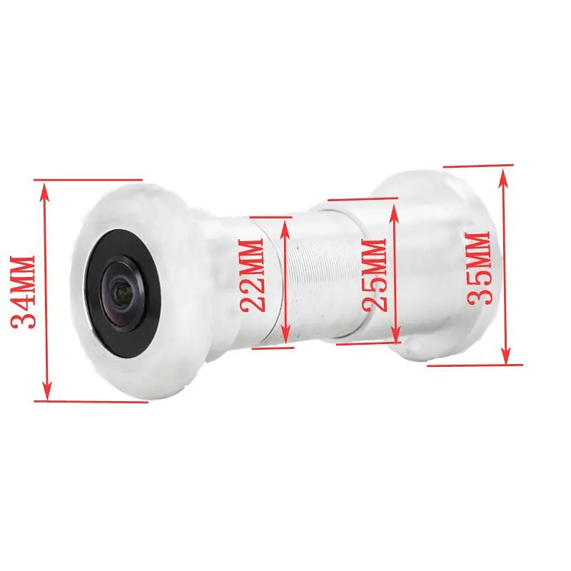 Відеоглазок wifi c датчиком руху, підсвічуванням і записом HQCam 405B, 2 Мп, сріблястий (100603) - фото 3