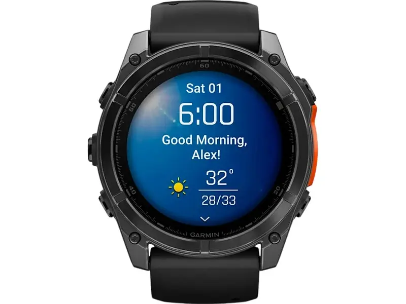 Спортивний годинник Garmin Fenix 8 51mm AMOLED Slate Gray with Black Silicone Band (010-02905-00) - фото 5