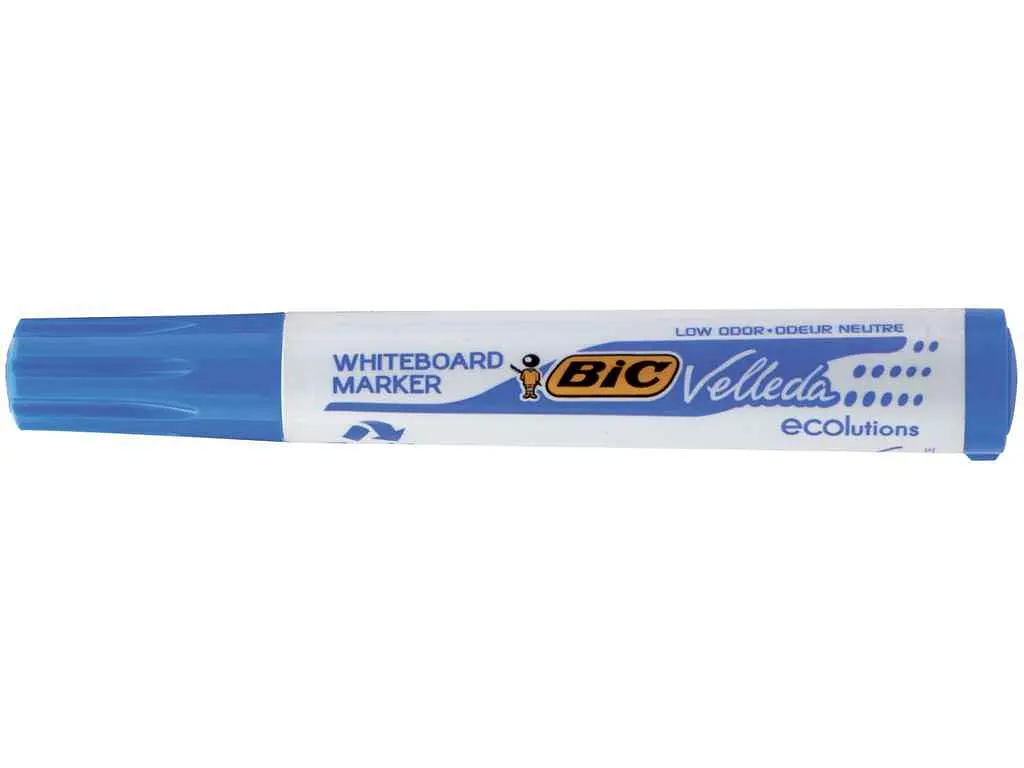 Маркер BIC для сухост. дош. "Velleda", синій 12шт bc904938
