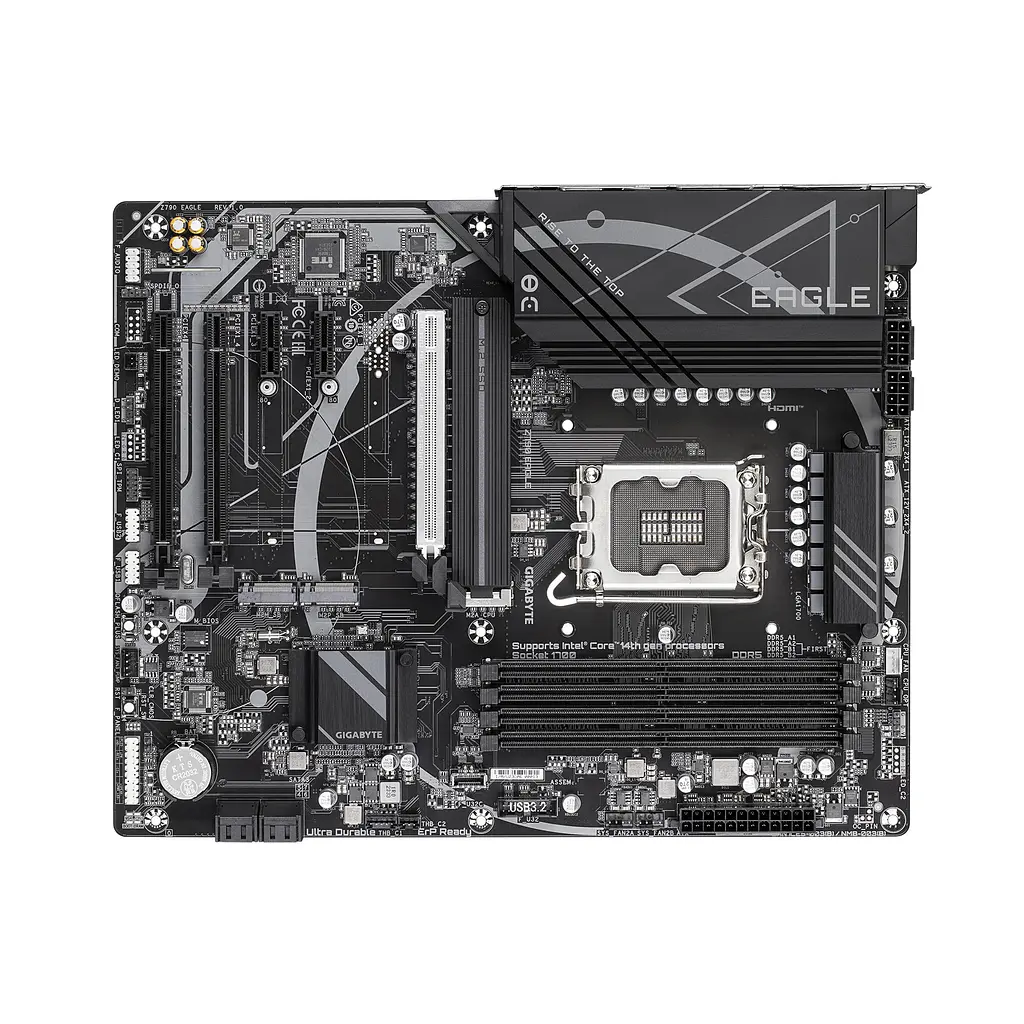 Материнская плата Z790 EAGLE s1700 Z790 4xDDR5 M.2 HDMI DP ATX Gigabyte teh0019070 - фото 4
