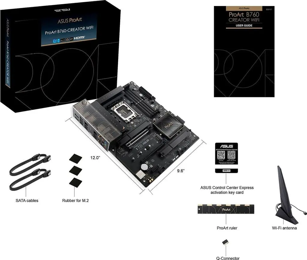 Материнська плата ASUS PROART B760-CREATOR WIFI (PROART B760-CREATOR WIFI) (Socket 1700, Intel B760, ATX) - фото 5