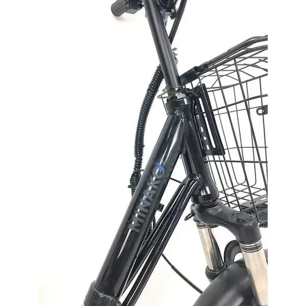 Електровелосипед Minako V4 PRO двомісний 500W/60V/18Ah із заднім амортизатором чорний - фото 4