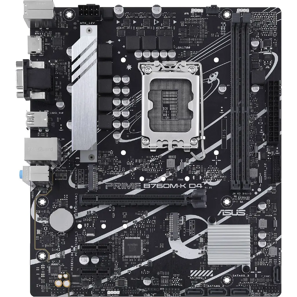 Материнская плата Asus Prime B760M-K D4 [147089] - фото 2