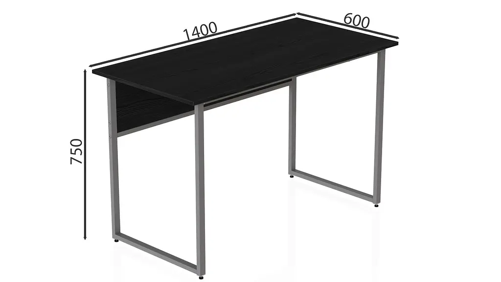 Комп'ютерний стіл Коді 75x140x60 сірий ДСП Сосна Кембра 32мм FRD-101680 - фото 4
