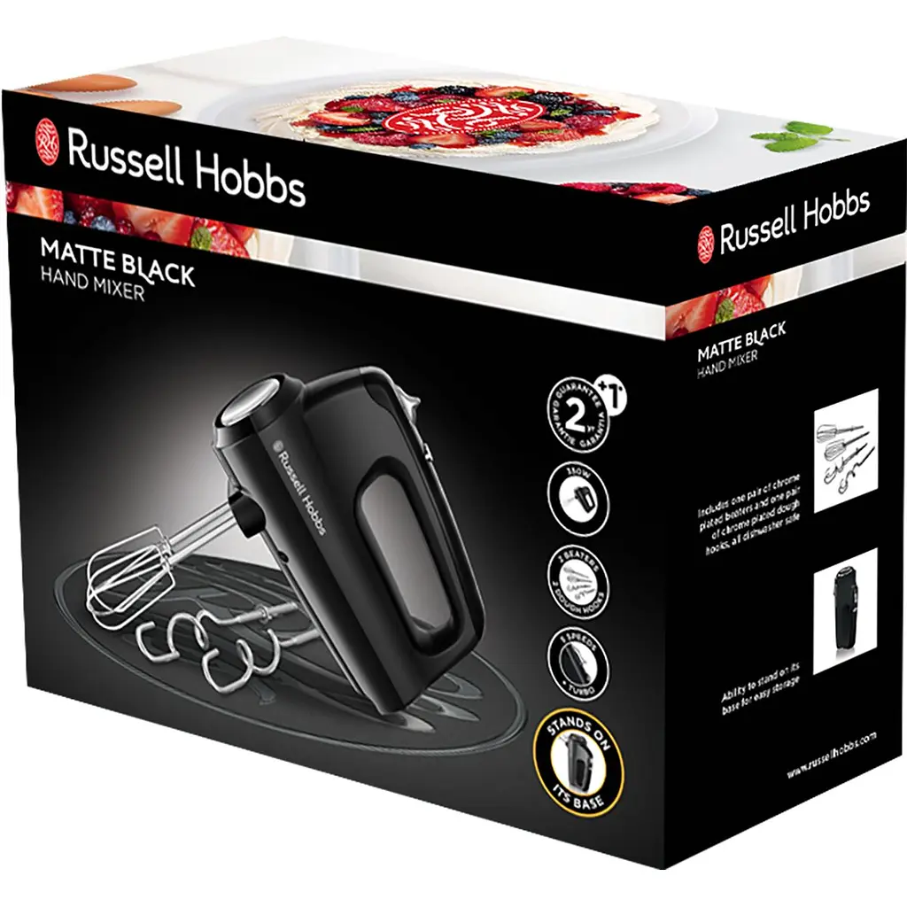 Миксер Russell Hobbs Matte Black 350 Вт черный (24672-56) - фото 2