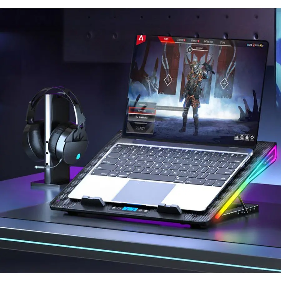 Охлаждающая подставка для ноутбука до 17,3 дюйма GamePro GPCP-1140 15xfans - фото 13