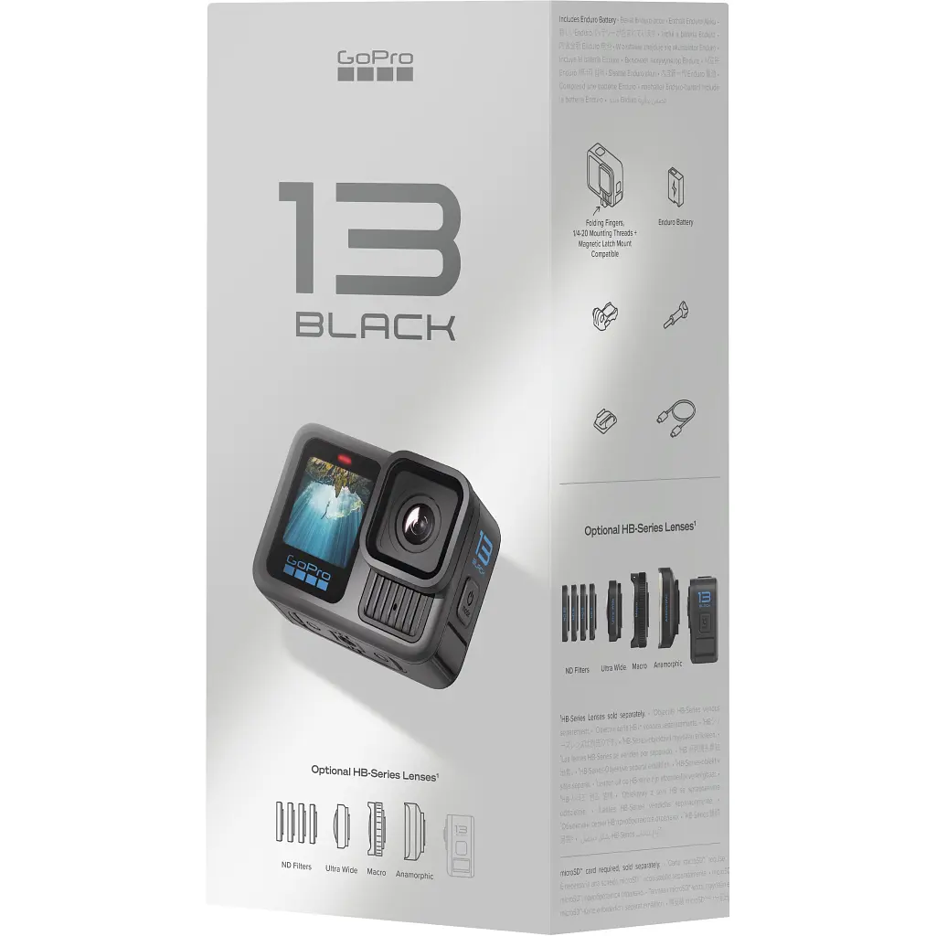 Екшн-камера GoPro HERO13 Black + Enduro + SD Card + Handler Floating (CHDRB-131-RW) - фото 12
