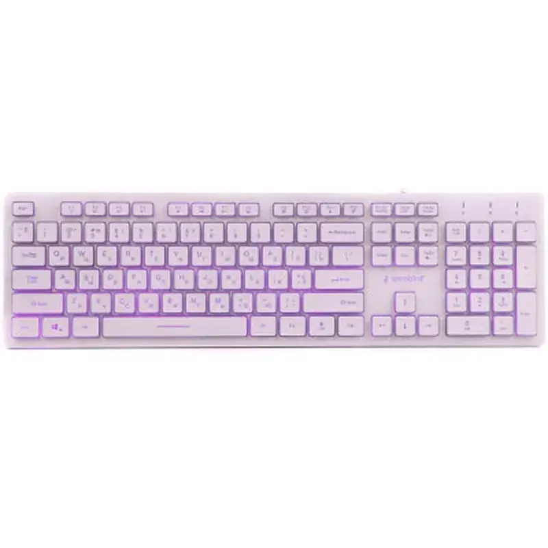 Клавіатура Gembird KB-UML3-01-W-UA USB White (KB-UML3-01-W-UA) - фото 3