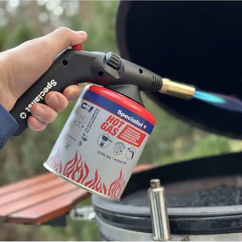 Комплект: пальник газовий Specialist+ з п'єзопідпалом + баллон Пропан/Бутан 25/75%, 450 г (68-003KIT) - фото 4