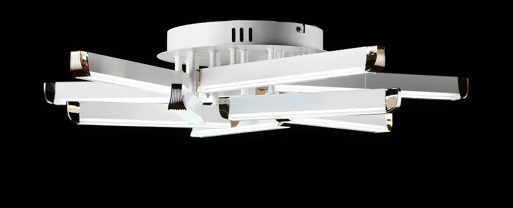 Світлодіодна люстра Splendid Ray L1647/10 LED (WT+GD), білий, золото, 110 Вт, від 10-18 м² - фото 4