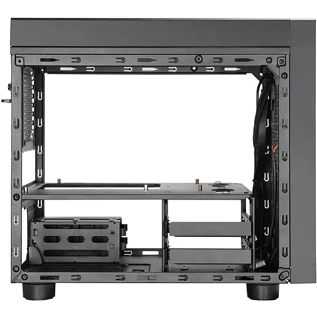 Корпус Chieftec THE CUBE CI-03B-OP, без БЖ, fan 20cm, mATX, Black - фото 7
