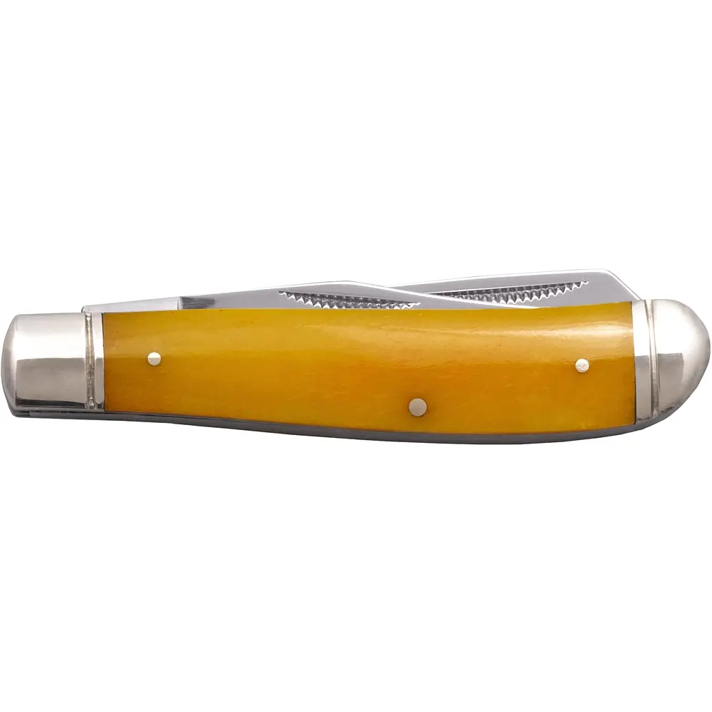 Нож Cold Steel Mini Trapper Yellow Bone - фото 2