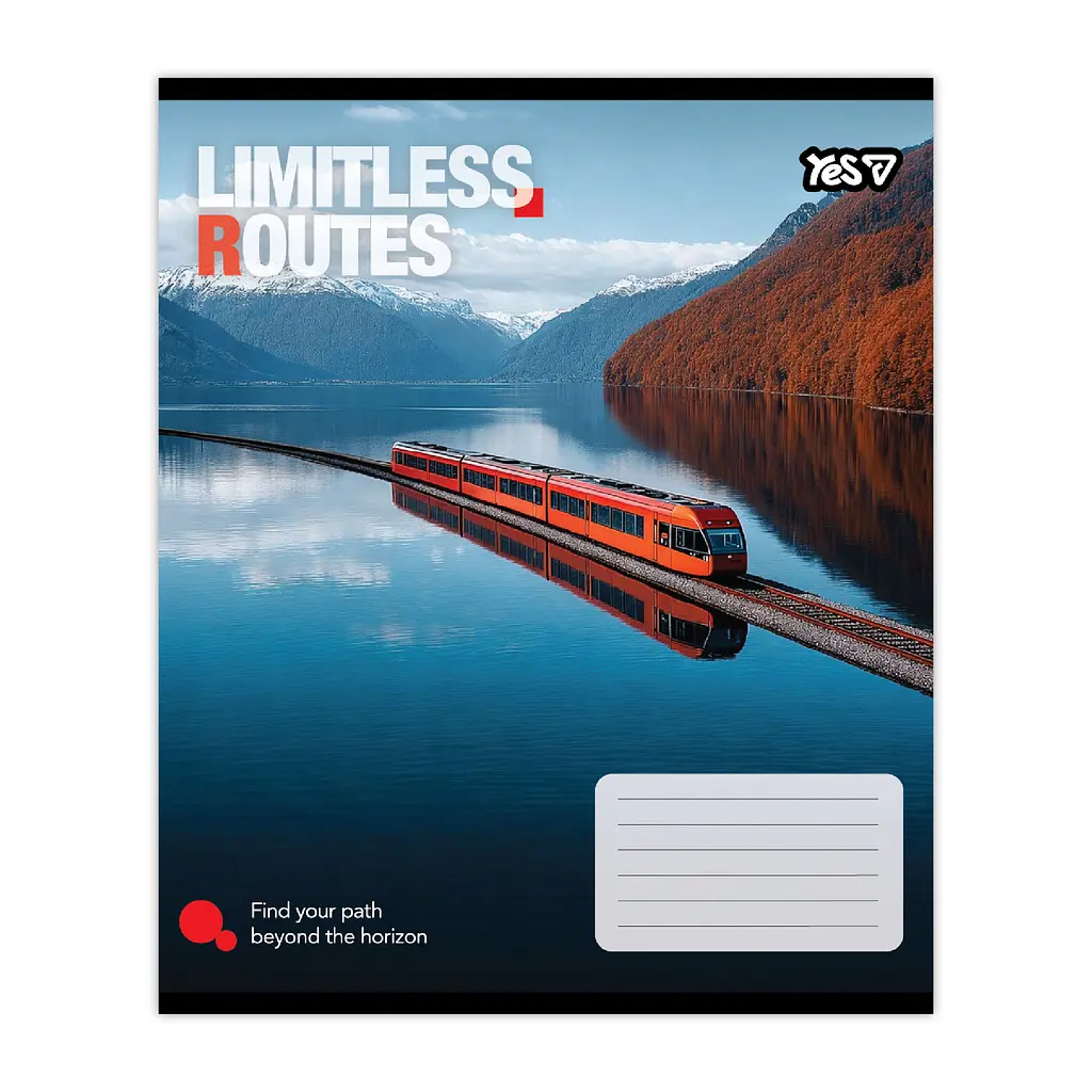 Зошит учнівський Yes Limitless routes упаковка 10 шт./48 лін. (769041) - фото 2