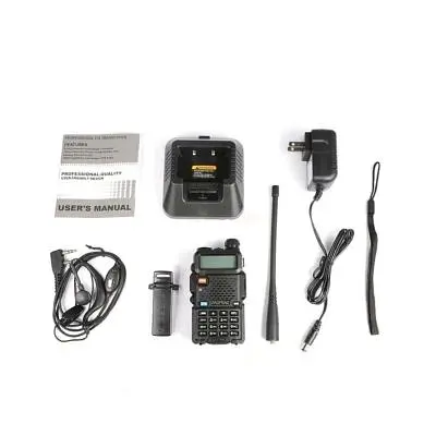 Портативная рация Baofeng UV-5R Black Ten Pack комплект 10 шт (2200000758972) - фото 2