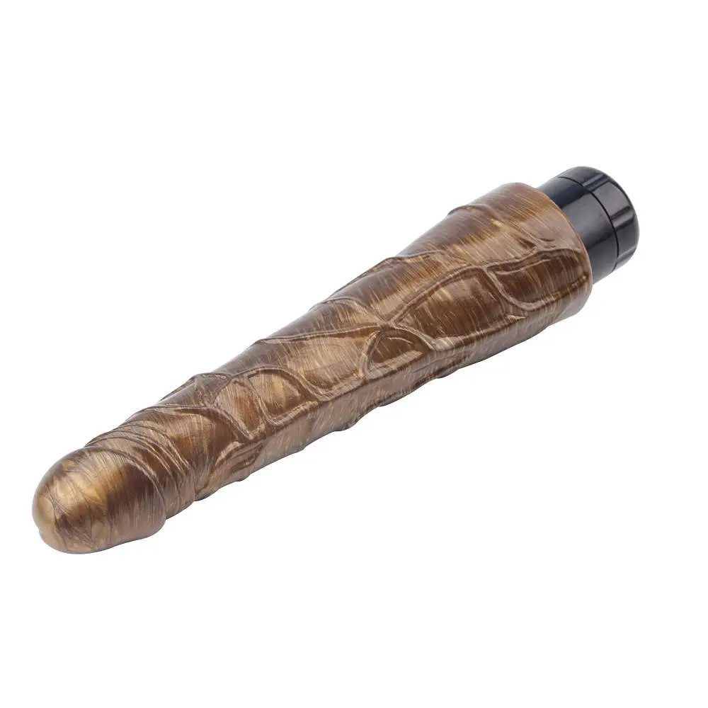 Вибратор Chisa Dark Muscle Johnny Boner 23 см золотой - фото 4