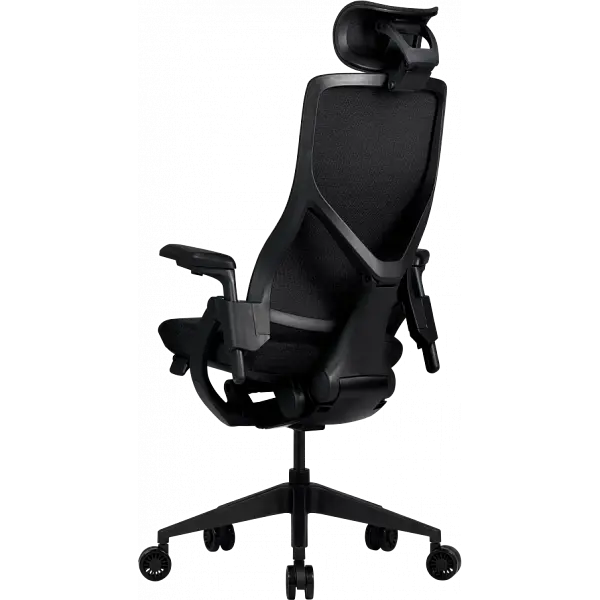 Офісне ергономічне крісло GT Racer B-6314 Fabric Black/Black - фото 9
