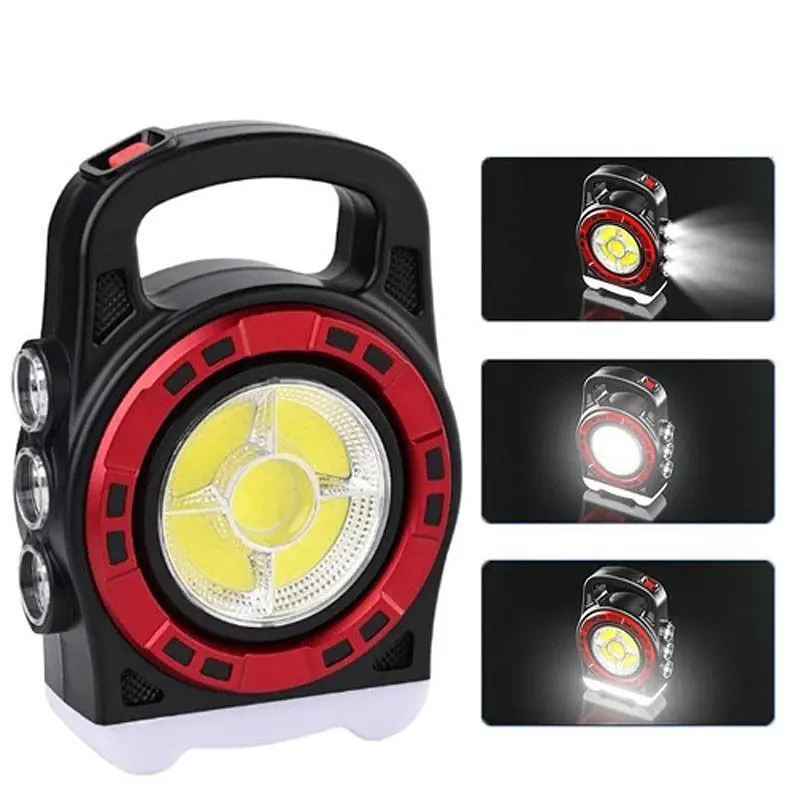 Кемпінговий ліхтар HB-6678L (LED+52SMD+SMD) + сонячна панель + Power Bank + microUSB (3 режими) - фото 3