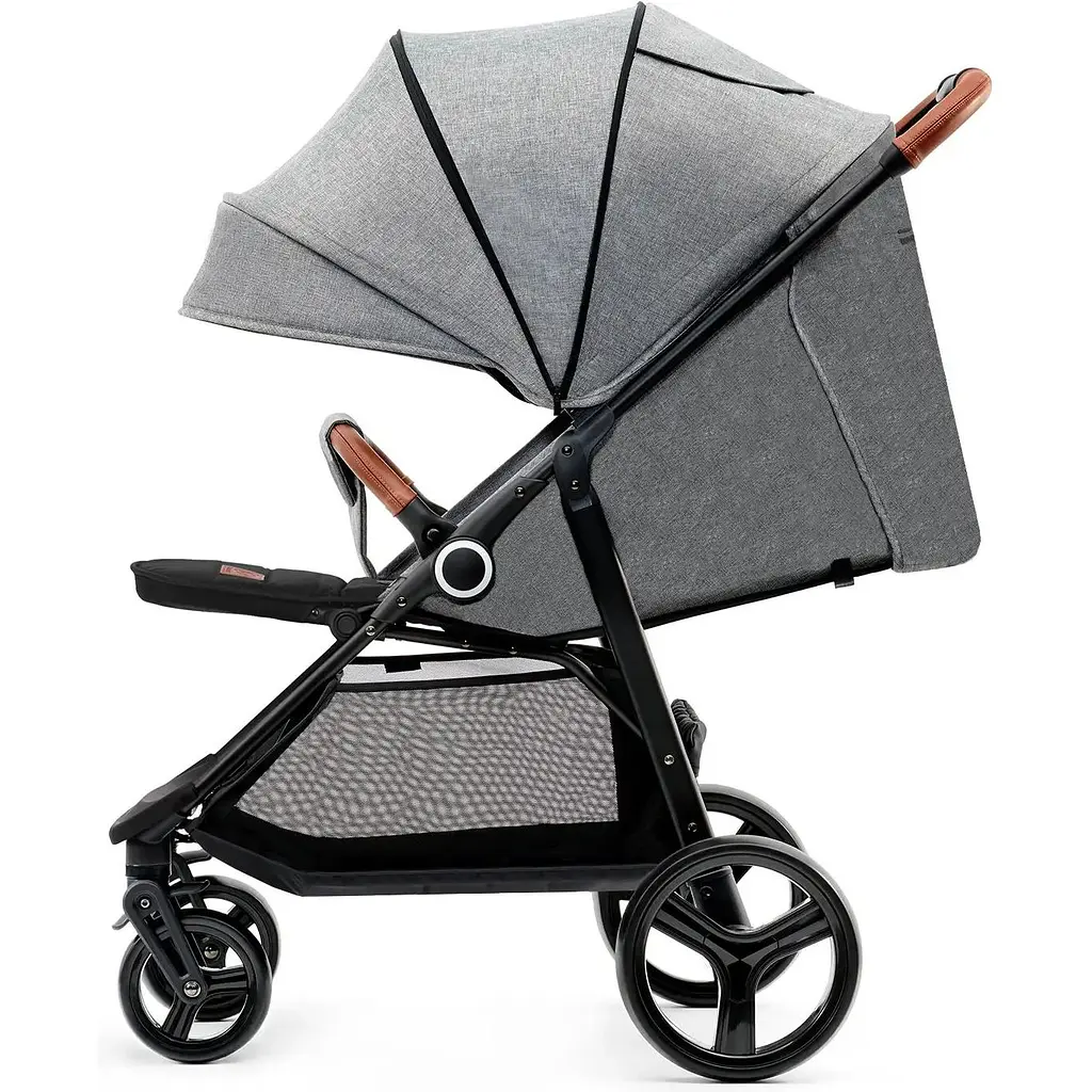 Прогулянкова коляска Kinderkraft Grande Plus Grey (KSGRAN00GRY0000) - фото 3
