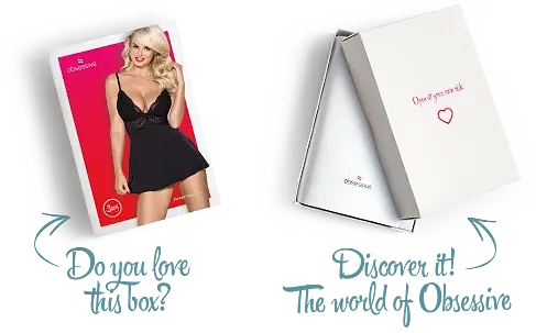 Сатиновий пеньюар з мереживом Obsessive 810-BAB-1 babydoll & thong чорний пеньюар танга L/XL - фото 8