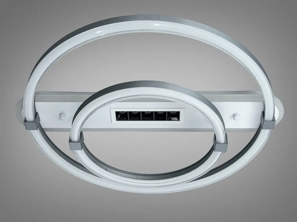 Сучасна LED-люстра кільця Diasha 5141/500+300GR 88W, 4840 lm, 56x50 см - фото 5