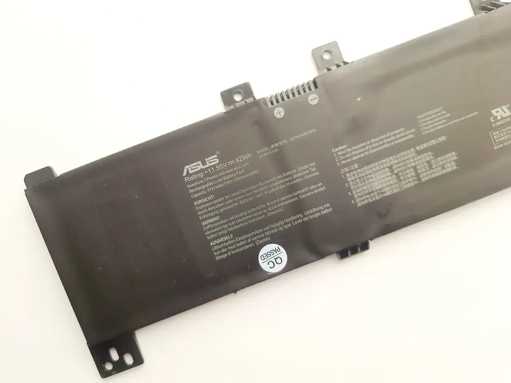 Акумулятор для ноутбука Asus VivoBook N705 B31N1635, 3653 mAh (42Wh), 3cell, 11.52V, чорний - фото 3
