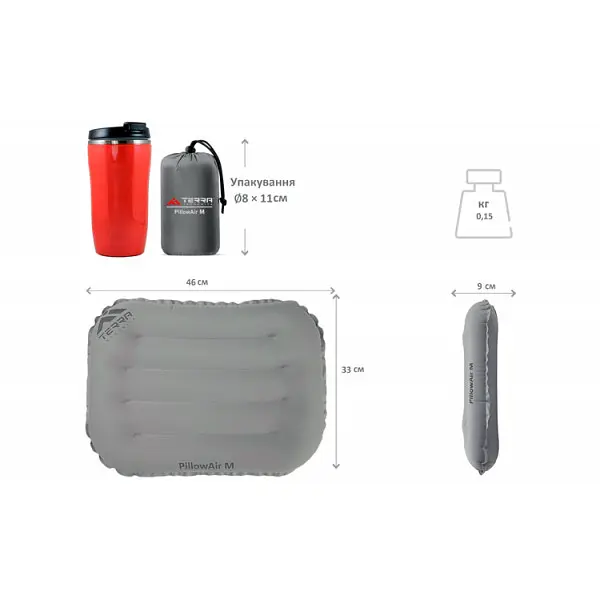 Подушка Terra Incognita PillowAir M (TI-PIL-AIR-M) - фото 4