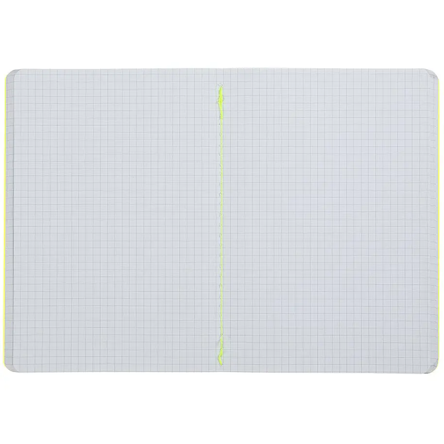 Книга записна Buromax Neon А5 80 аркушів у клітинку обкладинка PVC жовта (BM.24822180-08) - фото 2