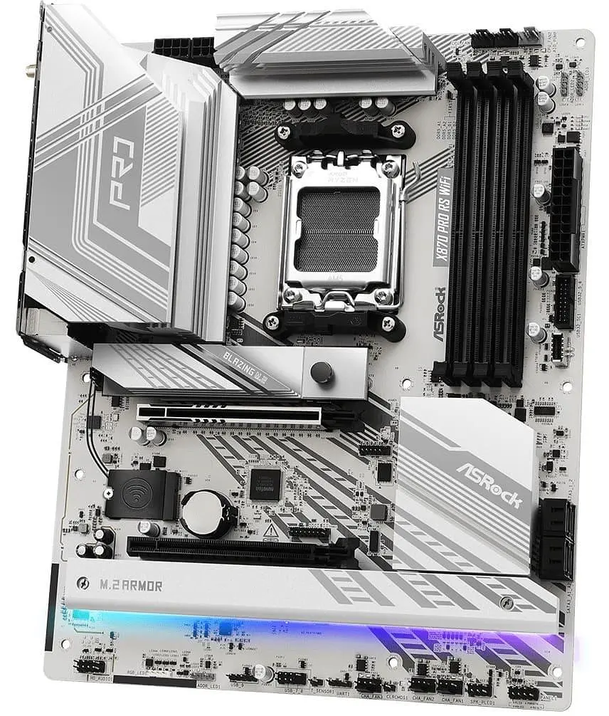 Материнська плата AsRock X870 PRO RS WIFI (X870 PRO RS WIFI) (Socket AM5, AMD X870, ATX) - фото 3
