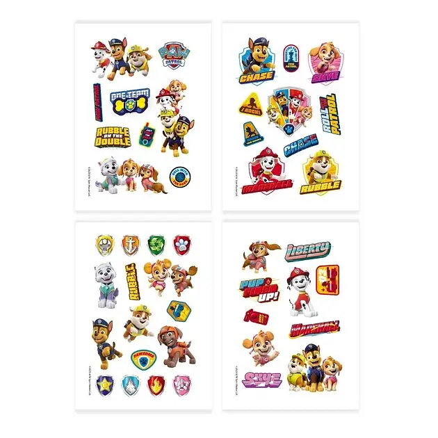 Набір дитячих тимчасових татуювань Paw Patrol Dodo 200435 Різнокольоровий shop (4823115907851) - фото 2