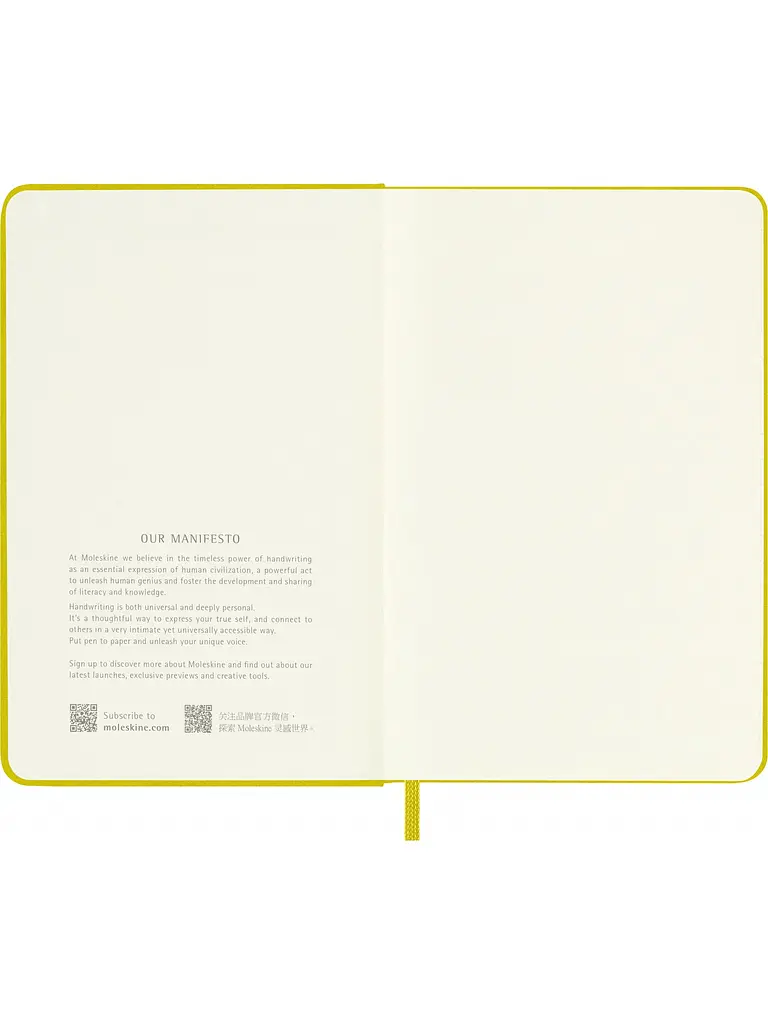 Записник Moleskine Silk кишеньковий, Лінійка Солом'яно-жовтий (MM710M6SILK) - фото 5