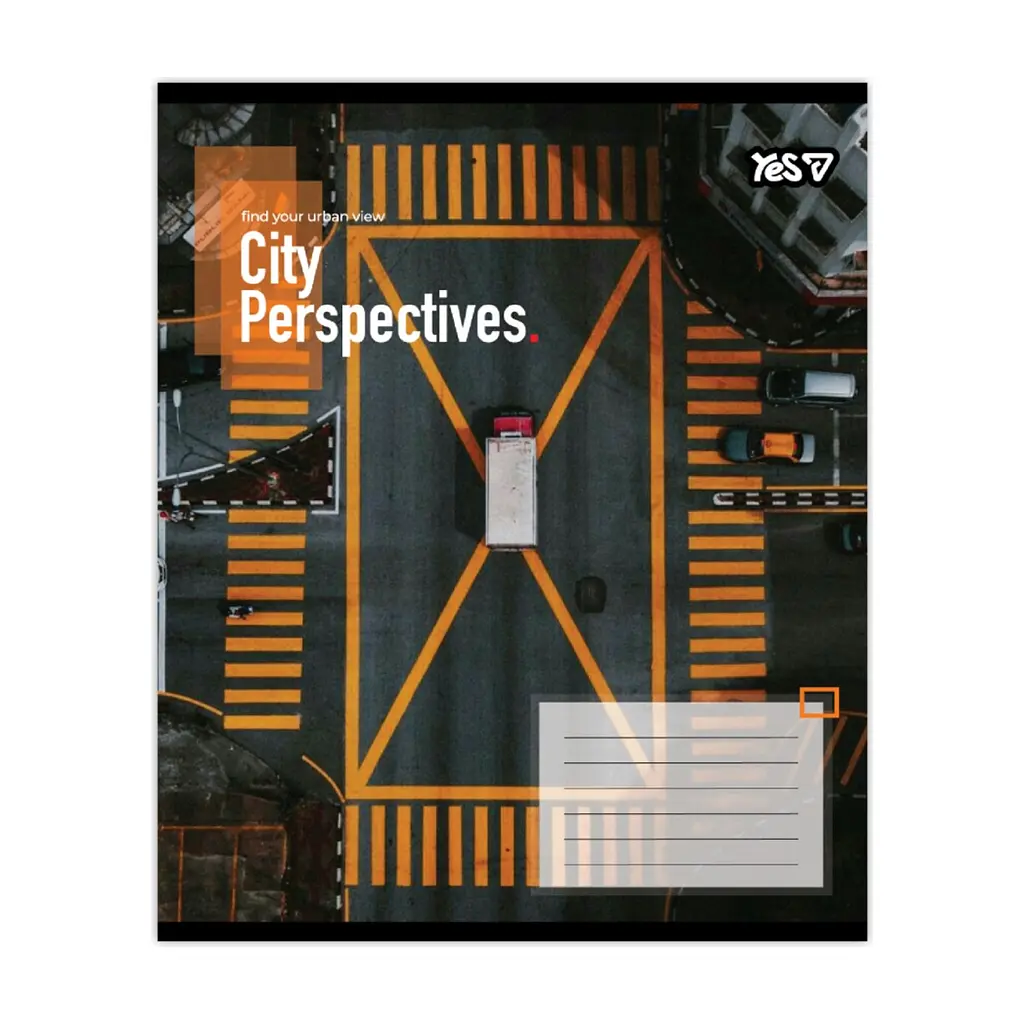 Зошит Yes City perspectives А5 48 аркушів клітинка (769077), в асортименті - фото 3