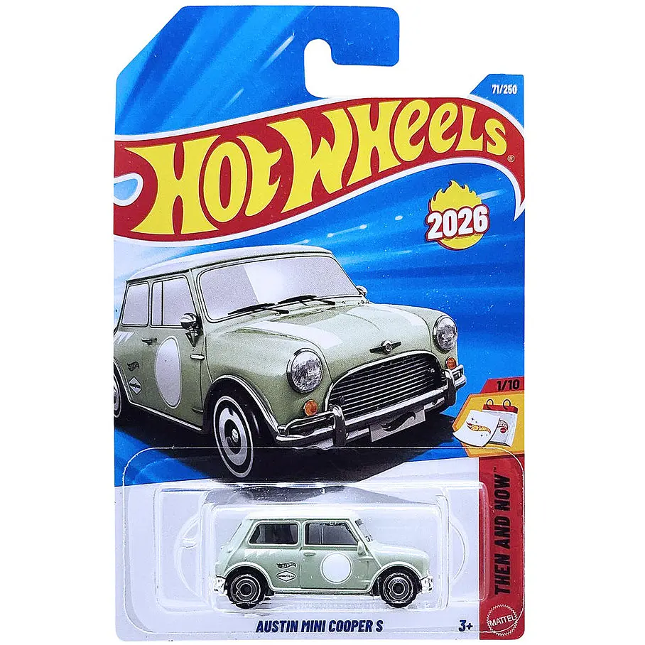 Базова машинка Hot Wheels Then and Now Austin Mini Cooper S колір в асортименті (5785) JJK94 - фото 2