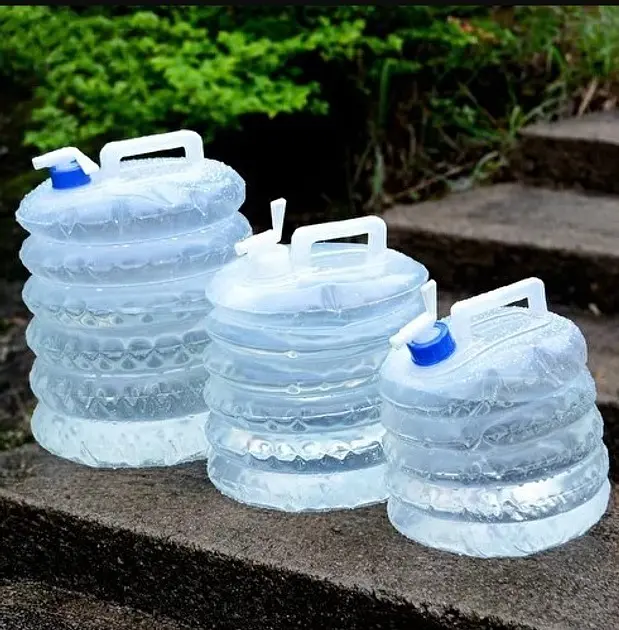 Каністра складана для води туристична похідна з краником 10л - фото 4